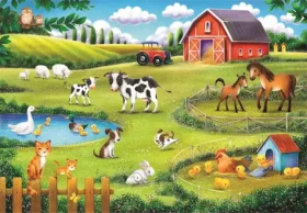 Clementoni PUZZLE Zvířecí farma