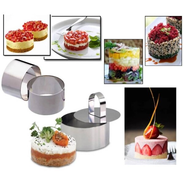 Dortisimo Perfect Home Formičky pro tvarování pokrmů kulaté (3 ks)