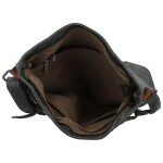 Trendy dámská koženková crossbody kabelka Nanya, šedá