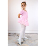 Dívčí bílé kožené baleríny Nazo