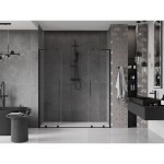 MEXEN/S - Velar L Duo posuvné sprchové dveře 200, transparent, černá 871-200-003-02-70