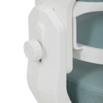 Dětská židle, výškově nastavitelná, zelená síťovina, KA-K1063 GRN