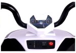 Mamido Dětská elektrická čtyřkolka S601 bílá