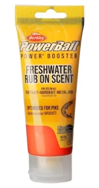 Berkley Powerbait Gel Fishoil Orange Gold Flake / Booster / 80 ml / na štiku