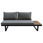 Zahradní sestava, hliník, polywood, šedá, AZS-G1924 GREY