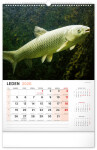 Nástěnný kalendář 2026 NOTIQUE - Rybářský, 33 x 46 cm