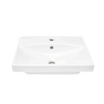 Umyvadlo SAT Brevis 50,5x40 cm otvor pro baterii uprostřed SATBRE5040S SATBRE5040S