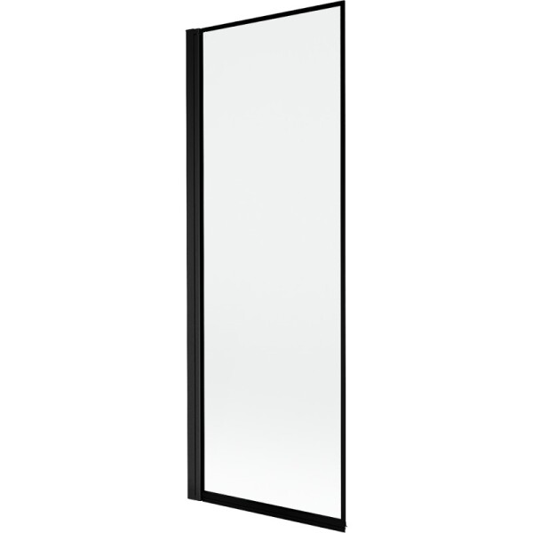 MEXEN - MIST vanová zástěna 70x150 cm 6mm 1-s, černá, okraj, levá 8A9-070-001-70-70-L
