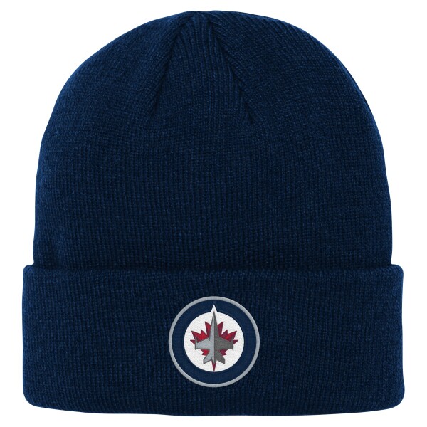 Outerstuff Dětská zimní čepice Winnipeg Jets NHL Cuffed Knit