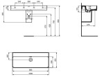 IDEAL STANDARD - Strada II Umyvadlo 100x43 cm, bez otvoru pro baterii, bílá T365201