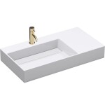 REA - Umyvadlo Archi 90 CM White na desku - konglomerát REA-U4301