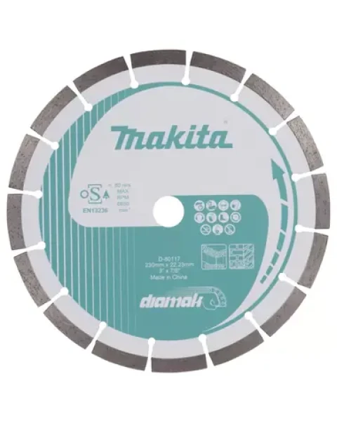 Makita D-80117 Diamantový segmentový řezný kotouč DIAMAK 230x22.23mm (D-80117)