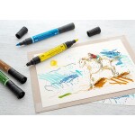 Popisovač Faber-Castell Pitt Artist Pen Dual Marker sada 5 ks