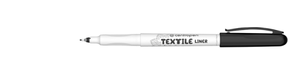 Liner Centropen 2639 na textil - černý