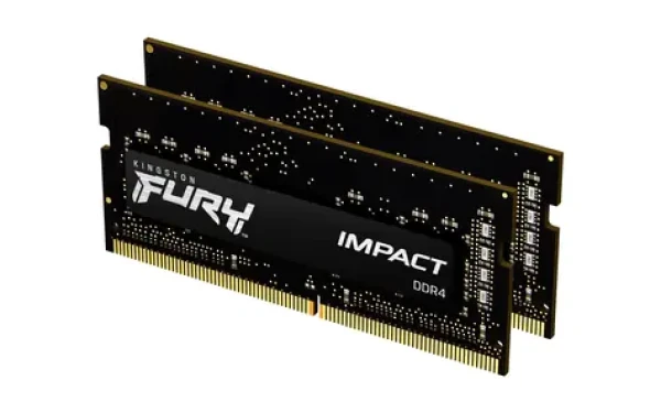 Kingston FURY Impact 64GB (2x 32GB) DDR4 3200MHz / CL20 / SO-DIMM / 1.2V / Non-ECC / Un-Registered (KF432S20IBK2/64)
