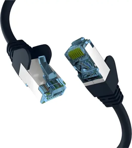 EFB Patch kabel Cat7 0,5 m černá / Patch kabel / S/FTP / RJ-45 / LSZH (EC020200149)