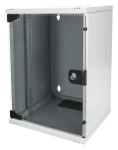 Digitus DN-10-09U šedá / Nástěnný rozvaděč / 10" / 9U / 464x312x300 mm (DN-10-09U)