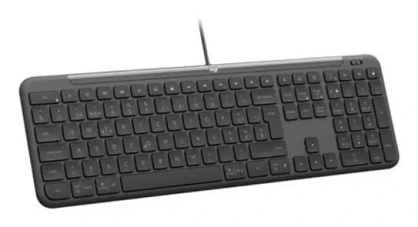 Logitech K620 grafitová / Klávesnice / drátová / for Business / US International (920-013333)