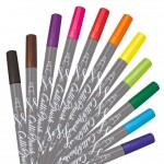 Oboustranné fixy Calli.Brush 10 ks kaligrafické brush peny sada barevné fixy