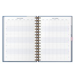 Busy B Nedatovaný zápisník pro učitele Graphic, modrá barva, multi barva, papír