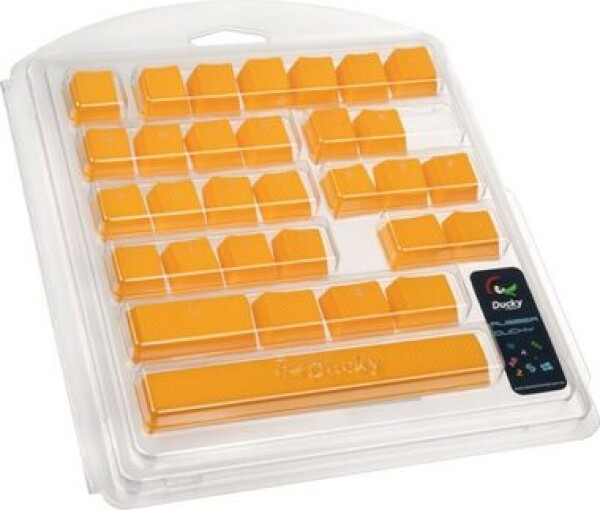 Ducky Rubber Set, 31 kláves, Double-Shot oranžová