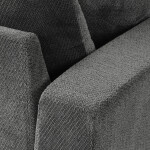 Rohová pohovka, šedá, látka, ASB-C3990 GREY2