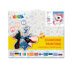 Antistresové omalovánky TSvetnoy TSvetnoy, LC028e, Diamond painting - diamantové malování, 20 x 30 cm, Magický jednorožec