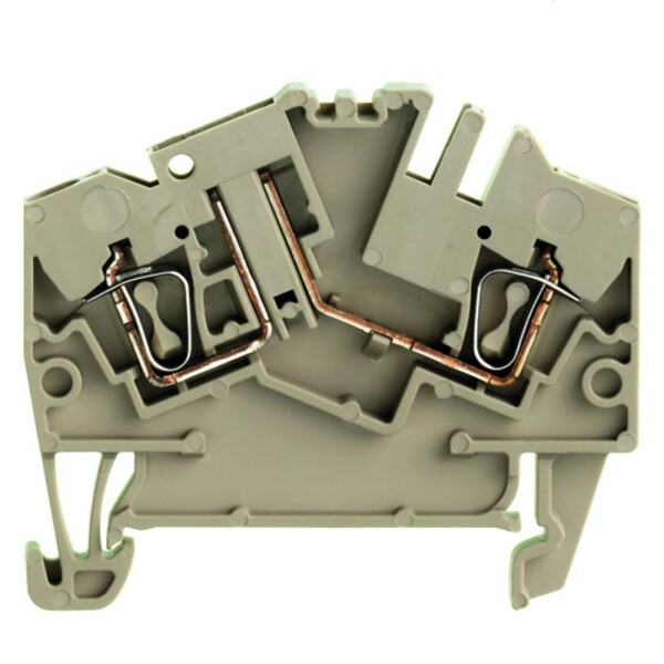 Weidmüller 1779020000 zkušební oddělovací řadová svorka pružinová svorka Tmavě béžová 100 ks