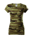 Camo Pure tričko dámské camouflage green 2XL
