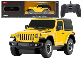 Mamido Terénní autíčko JEEP Wrangler JL Rubicon na dálkové ovládání RC 1:24 žluté