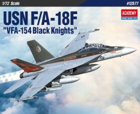 Academy USN F/A-18F VFA-154 černá Knight Model Kit letadlo 12577 1:72