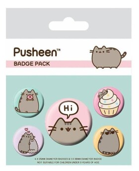 Sada odznaků - Pusheen Hi - EPEE Merch -Pyramid