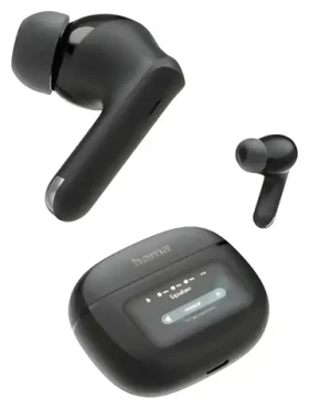 Hama Spirit Touch černá / Bluetooth sluchátka / špunty / ANC/ENC / displej / BT 5.4