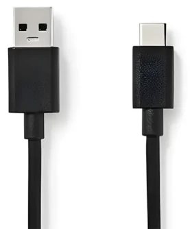 Nedis USB-C - USB-A kabel černá / Kabel USB / USB 3.0 / 1 m (CCGB61600BK10)