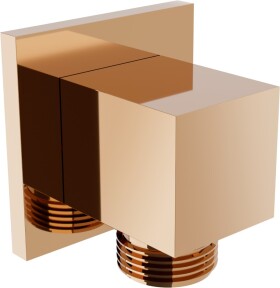 MEXEN - Vývod sprchy Cube, hranatý, růžové zlato 79340-60