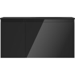 MEXEN/S - Orio koupelnová skříňka 90 cm s umyvadlem Vela pravá, 1S, 1D, černá lesk/černá mat 91A13-09047-3-BBFF70-W23P71