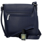 Stylová dámská koženková crossbody kabelka Katia, tmavě modrá