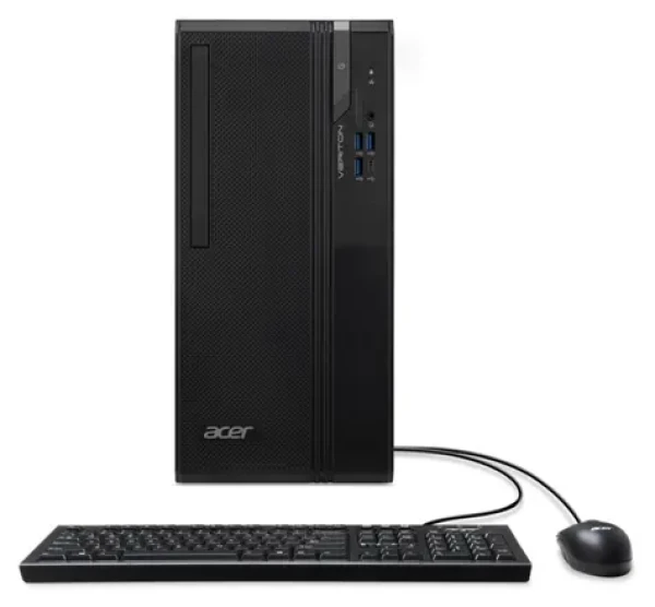 Acer Veriton VS2720G černá / Stolní počítač / Intel Core i5-14400 2.5 GHz / 8GB DDR4 / 512GB SSD / DVDRW / Intel UHD 730 (DT.R1PEC.002)