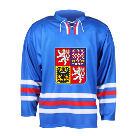 Nový dres české hokejové reprezentace 2023/2024 CCM Fandres replica modrý Velikost: