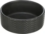 TRIXIE Keramická miska pro psy černá / Miska pro psy / Keramická / 0,4 l (TX-25020)