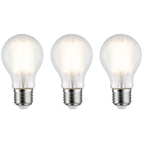 Paulmann 29092 LED Energetická třída (EEK2021) E (A - G) E27 klasická žárovka 9 W teplá bílá (Ø x v) 60 mm x 106 mm 3 ks