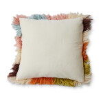 HK living Vlněný polštář Fluffy Striped 55 x 55 cm, multi barva, textil