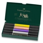 Popisovač Faber-Castell Pitt Artist Pen Dual Marker Fashion sada 5 ks
