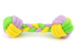 Color barevná činka pro psa | 18 cm Barva: Zelená