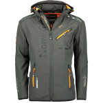 Geographical Norway Softshellová bunda Royaute DB 068 M WY8027H/GN/Dark Grey / Orange L