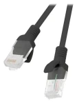 Lanberg CAT6 2m černá / Patch kabel / UTP / RJ45-RJ45 / 250 MHz / Fluke Passed (PCU6-10CC-0200-BK)