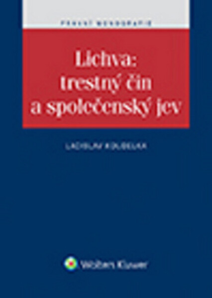 Lichva: trestný čin společenský jev