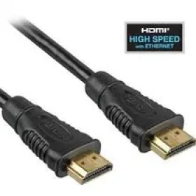 PremiumCord HDMI High Speed + Ethernet kabel, zlacené konektory, 3m (8592220006808)