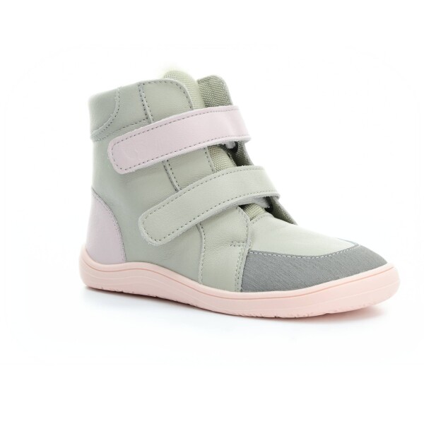 Baby Bare Shoes Baby Bare Febo Winter Grey/Pink /Asfaltico