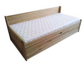 NábytekProNás Výsuvná postel Alka - se zády (MASIV) ROZMĚR: 80 x 200 cm